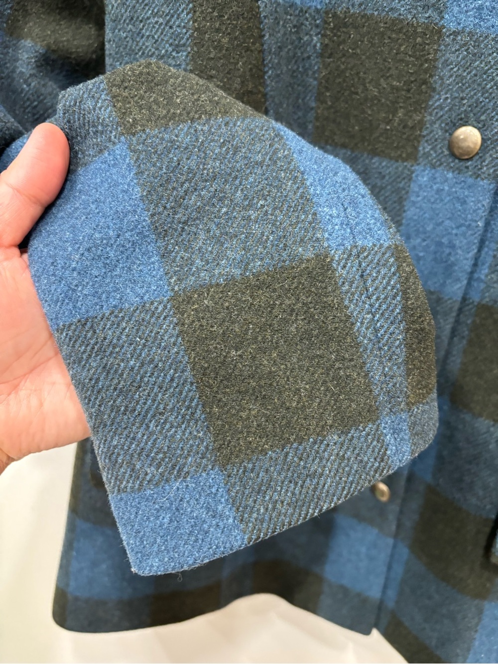 Vintage Pendleton Wool Buffalo Checked Coat Jacket Women’s Size Medium - Picture 5 of 11